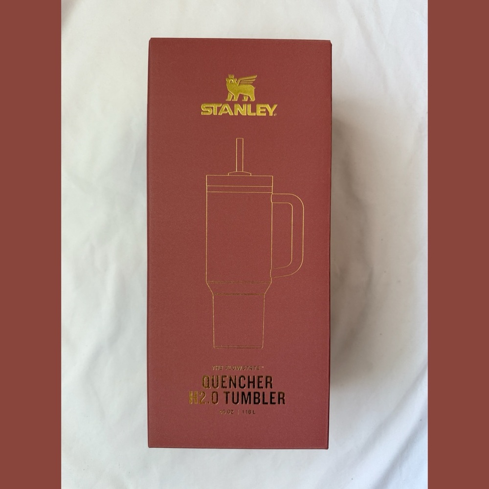 Stanley The Quencher H2.0 FlowState Tumbler 40 oz Copper Tinsel - NEW IN BOX - Picture 6 of 7